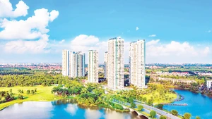 Un quartier urbain développé selon une approche verte, mettant l’accent sur les espaces de vie communautaires.