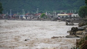 Les pluies diluviennes qui ont frappé Pékin ont fait au moins 44 morts et neuf disparus. Photo: Xinhua/VNA