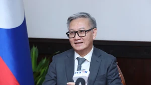 Le ministre lao des Affaires étrangères, Thongsavanh Phomvihane. Photo : VNA.