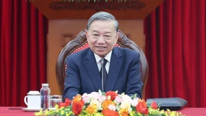 Le secrétaire général du Comité central du Parti communiste du Vietnam, To Lam. Photo : VNA.