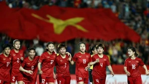 L’équipe féminine vietnamienne. Photo : TL.
