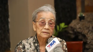 Mme Nguyen Thi Nuong. (Photo : VNA)