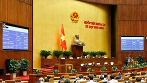 L'Assemblée nationale du Vietnam approuve des projets de lois. Photo : VNA.