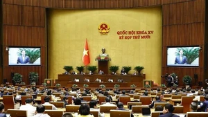 Lors d'une session de l'AN. Photo : VNA.
