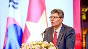 Dr. Tran Hai Linh, Membre du Comité Central du Front de la Patrie Vietnamienne, Président de l’Association des entrepreneurs et investisseurs Vietnam-République de Corée (VKBIA), Président fondateur de l’Association des experts et intellectuels Vietnam-République de Corée (VKEIA). (Photo : Nguyen Hong)