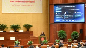 Vue d'ensemble la conférence. Photo : Duy Linh/Assemblée nationale vietnamienne.