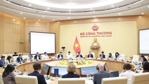 Panorama de la 4ᵉ réunion du Comité de pilotage du Programme de transition énergétique durable UE-Vietnam (SETP). Photo : moit.gov.vn