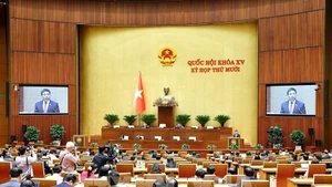 Une séance de travail de l'Asssemblée nationale. Photo : VNA.