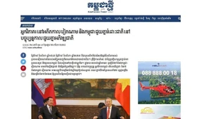 L'article publié par Kampuchea Thmey Daily. Photo: capture d'écran