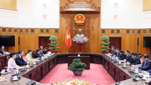 Panorama de la réception. Photo : VNA.