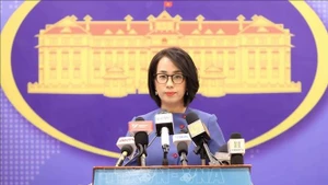 La porte-parole du ministère des Affaires étrangères Pham Thu Hang. Photo: VNA