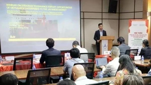 Séminaire sur les stratégies visant à dynamiser les exportations des entreprises vietnamiennes vers le Japon. Photo : VNA.