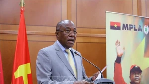 Manuel Domingos Augusto, membre du Bureau politique et secrétaire du Comité central chargé des relations extérieures du Mouvement populaire de libération de l’Angola (MPLA). Photo : VNA.