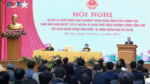 Vue d'ensemble de la conférence. Photo: Lại Hoa/VOV