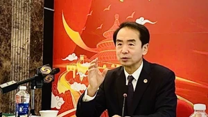 L'ambassadeur de Chine au Vietnam, He Wei. Photo : VNA.