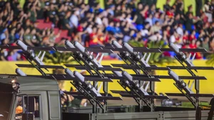 Trois modèles de drones modernes conçus et produits par Viettel. Photo : vietnamnet.vn