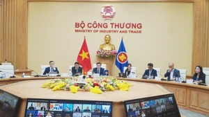 La Conférence spéciale des ministres de l’Économie de l’ASEAN sur les négociations pour la révision et la mise à niveau de l'ATIGA. Photo : congthuong.vn