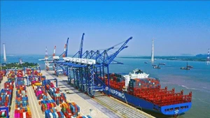 Port international de Lach Huyen, Hai Phong. Photo d'archives : VNA.