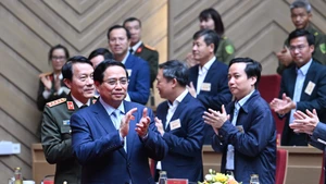 Le Premier ministre Pham Minh Chinh à la conférence.