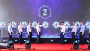 La cérémonie de lancement du projet de Fab-lab s’est tenue dans le parc logiciel no 2 de Da Nang. Photo : baodanang.
