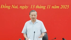 Le secrétaire général du Parti communiste du Vietnam, To Lam. Photo : VNA.