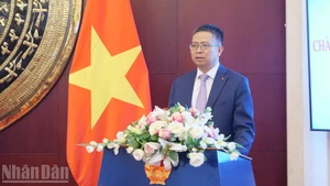 L’ambassadeur du Vietnam en Chine, Pham Thanh Binh, lors de l'évènement. 