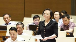La ministre de l'Intérieur, Pham Thi Thanh Tra. Photo : VNA.