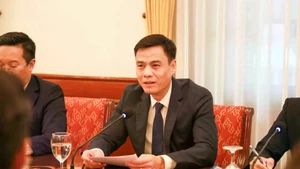 Le vice-ministre des Affaires étrangères, Dang Hoang Giang. Photo : baoquocte.