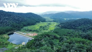Une vue aérienne de Kon Ka Kinh. Photo : VOV.