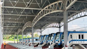 Ho Chi Minh-Ville connaît une vague d’investissements privés, tant nationaux qu’étrangers, dans les projets de métro urbain. Photo : Danviet.