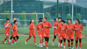 L'équipe nationale féminine de football du Vietnam. Photo : VNA.