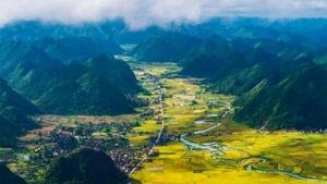 Le géoparc de Lang Son, au Vietnam, a été officiellement reconnu comme géoparc mondial de l'UNESCO. Photo : VNA.