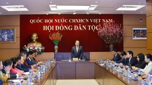 Panorama de la séance de travail. Photo : VNA.