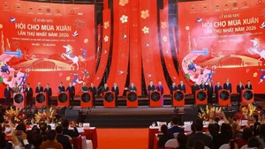 La dcérémonie d'ouverture de la premier Foire du Printemps 2026. Photo : VNA