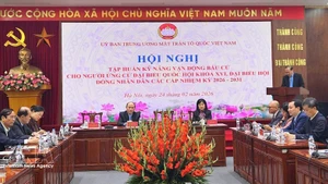 Des délégués participent à la conférence. Photo : VNA