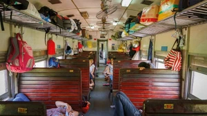 Un wagon du train Nord-Sud. Photo : Alamy.