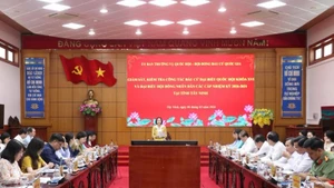 Lors de la réunion. Photo : NDEL.