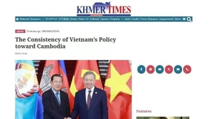 Dans un article publié le 4 février, le quotidien anglophone Khmer Times souligne que Hanoï attache une importance constante au renforcement et à l’approfondissement de ses relations avec le Cambodge, considérées comme une priorité stratégique de long terme. Photo : VNA.