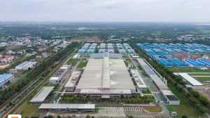 La zone industrielle de Long Thanh confirme son attractivité auprès des investisseurs étrangers. Photo : Zingnews.