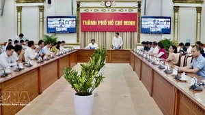 Les responsables des agences de Hô Chi Minh-Ville se sont réunis le 28 février 2026 pour préparer l'arrivée de l'équipe d'inspection de la Commission européenne. Photo : VNA.