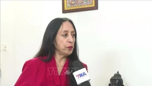 La professeure Reena Marwah, de l’Université de Delhi et secrétaire générale de l’Association des spécialistes de l’Asie (AAS). Photo : VNA.