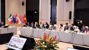 Des délégués à la réunion. Photo : VNA.