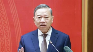 Le secrétaire général du Comité central du Parti communiste du Vietnam (PCV), To Lam. Photo : VNA.