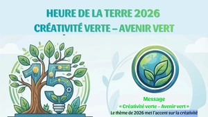 [Infographie] Campagne Heure de la Terre 2026 : Créativité verte – Avenir vert