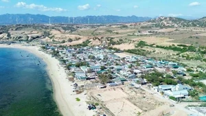 La centrale nucléaire Ninh Thuan 1 devrait être construit dans le village de Vinh Truong, commune de Phuoc Dinh, district de Thuan Nam. Photo : VNA.