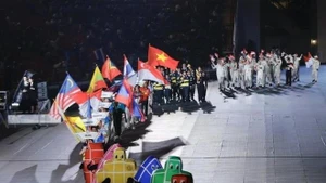 Vue de la cérémonie de clôture des 33es Jeux d'Asie du Sud-Est en Thaïlande en décembre 2025. Photo : VNA.