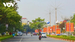 Bac Ninh se pare de drapeaux et de fleurs pour célébrer le XIVe Congrès du PCV