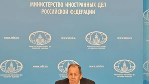 Le ministre russe des Affaires étrangères, Sergueï Lavrov, s'exprime lors d'une conférence de presse organisée le 20 janvier à Moscou pour dresser le bilan des activités diplomatiques russes de l'année 2025. Photo : VNA.