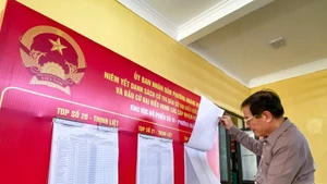 Les électeurs se renseignent soigneusement sur les candidats avant de voter. Photo : Vietnam+