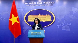 La porte-parole du ministère des Affaires étrangères Pham Thu Hang. Photo : NDEL.